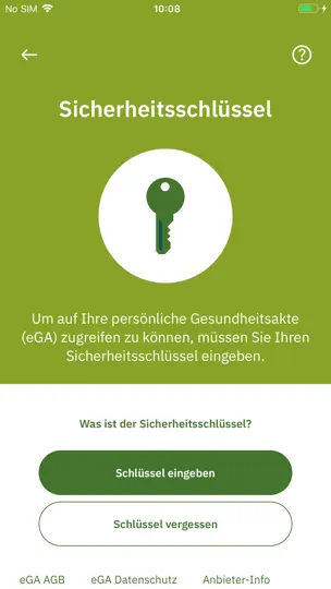 Screenshot von Meine DKV (old) auf dem iPhone 2