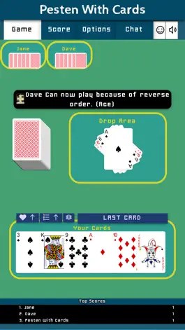 Game screenshot Pesten With Cards apk