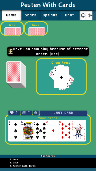 Screenshot #2 pour Pesten With Cards