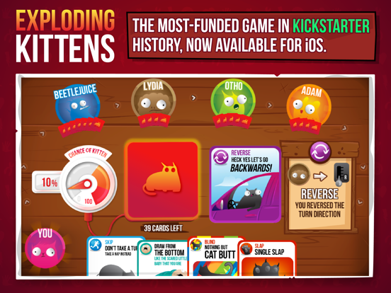 Exploding Kittens® на iPad