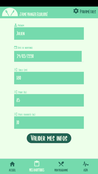 App screenshot