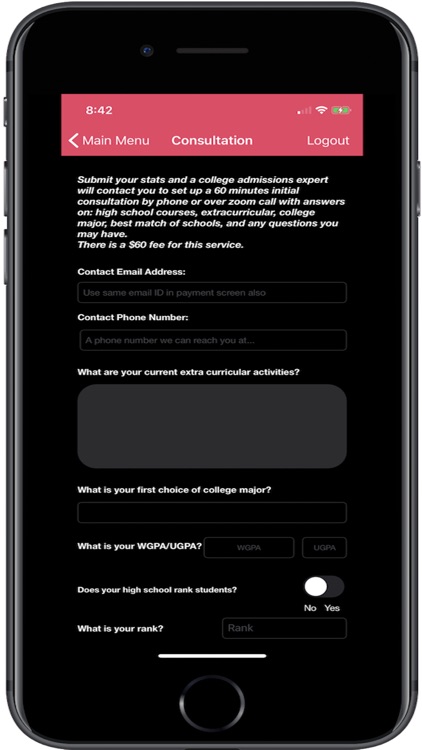 College Admissions Prep