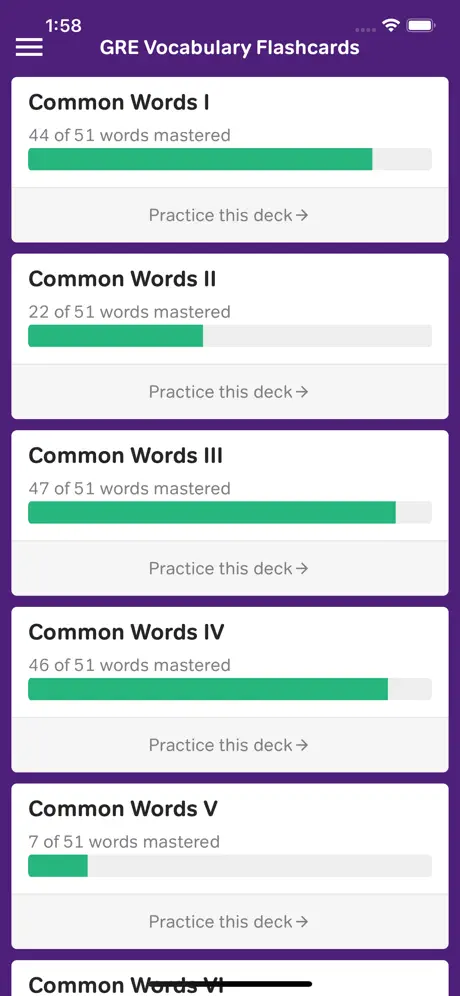 GRE Vocabulary Flashcards