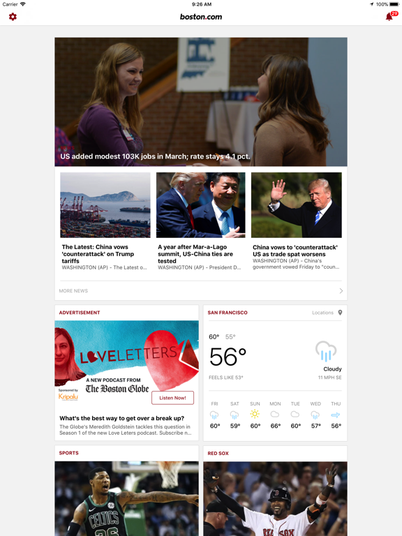 Screenshot #4 pour Boston.com