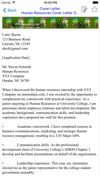 Cover Letter screenshot-3