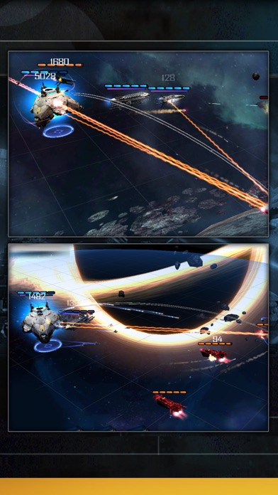 Galaxy Reavers- Sliding Starships, Tactical Space RTS Screenshot 1