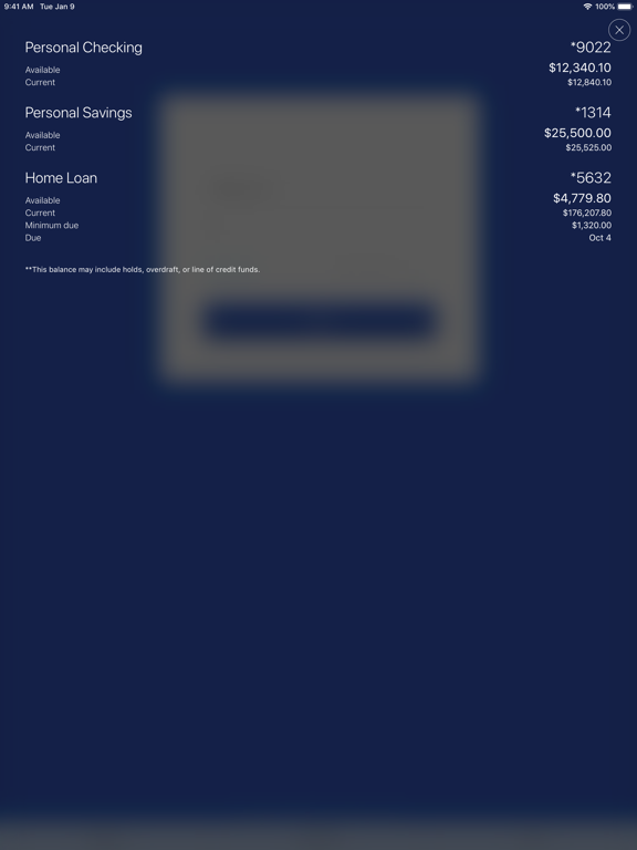 Screenshot #4 pour Town of Hempstead EFCU Mobile