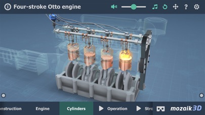 Screenshot #3 pour Four-stroke Otto engine 3D