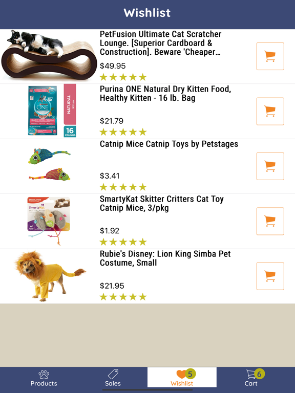 Meow Shop iPad screenshot 8 - Shopping app