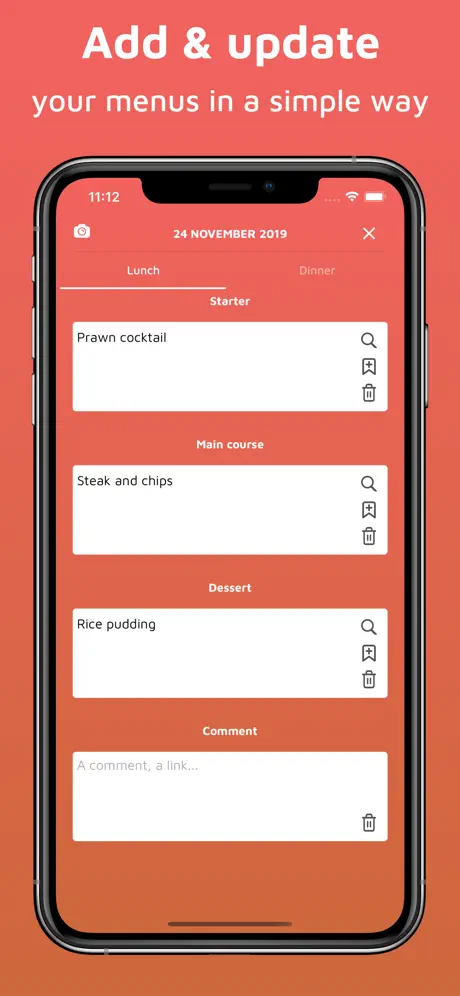 Mes menus