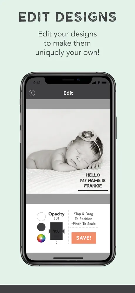 Newborn Picture Announcements