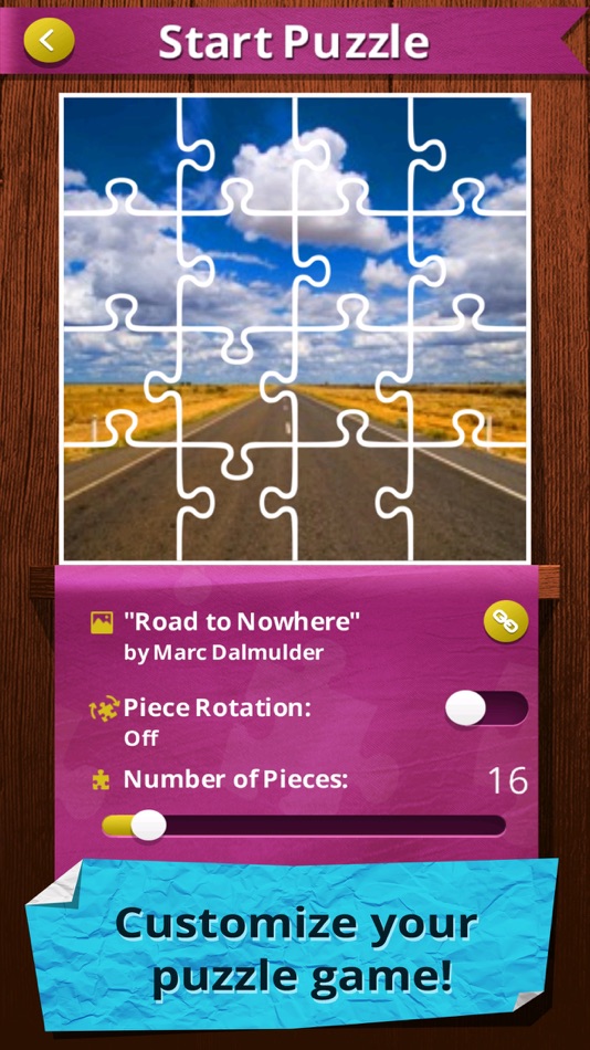 #5. Jigsaw Puzzles Real Jigsaws (iOS) By: Rottz Games
