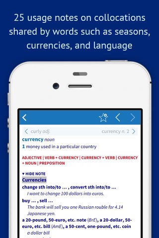 Oxford Collocations Dictionary screenshot 4