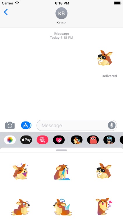 Dog Single Feeling Sticker