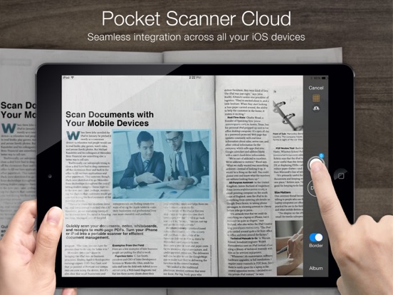 Pocket Scanner – Doc Scanner iPad app afbeelding 1