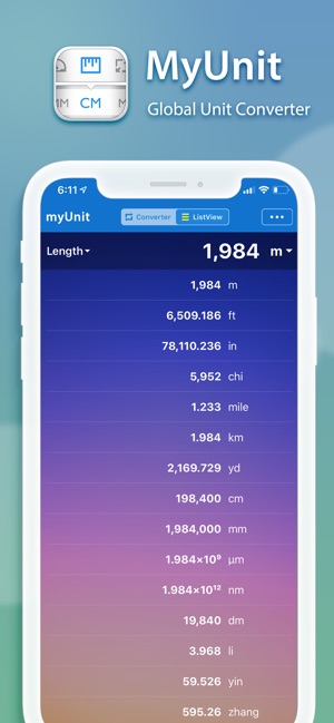 世界単位換算 Myunit をapp Storeで