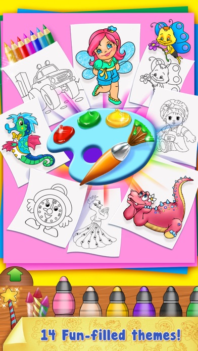 Paint Sparkles Draw - my first colors HD Screenshot 5