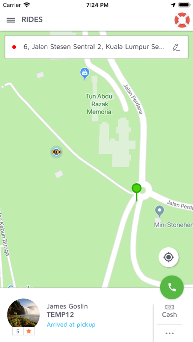 Screenshot #2 pour Drover Rideshare - Rider App