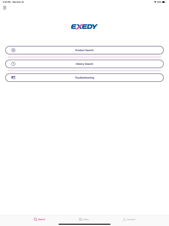 Screenshot #6 pour EXEDY - Product Finder