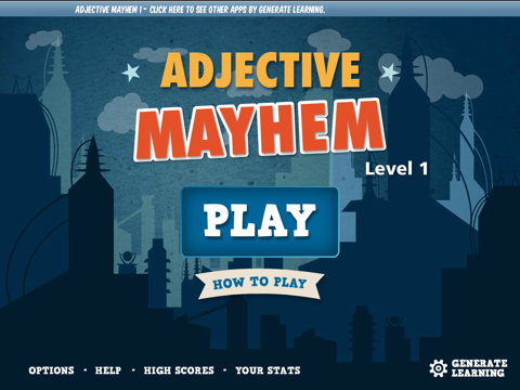 Adjective Mayhem HD - Level 1 - náhled