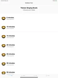 Meditasjonstimer Plus ipad bilder 1