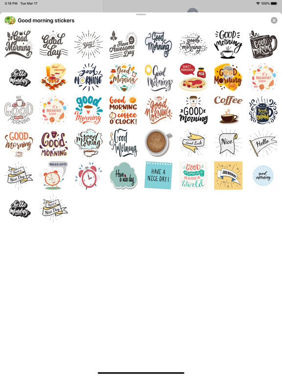 Screenshot #5 pour New Good Morning Sticker