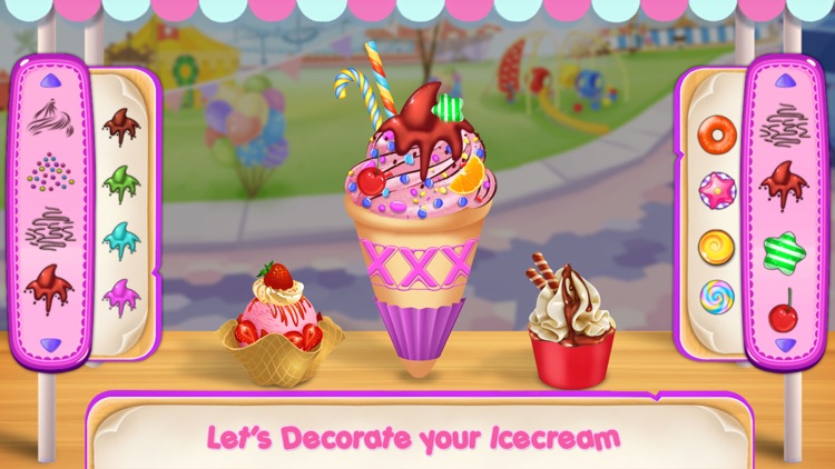 Ice Cream Cupcake Waffle Cone screenshot-0