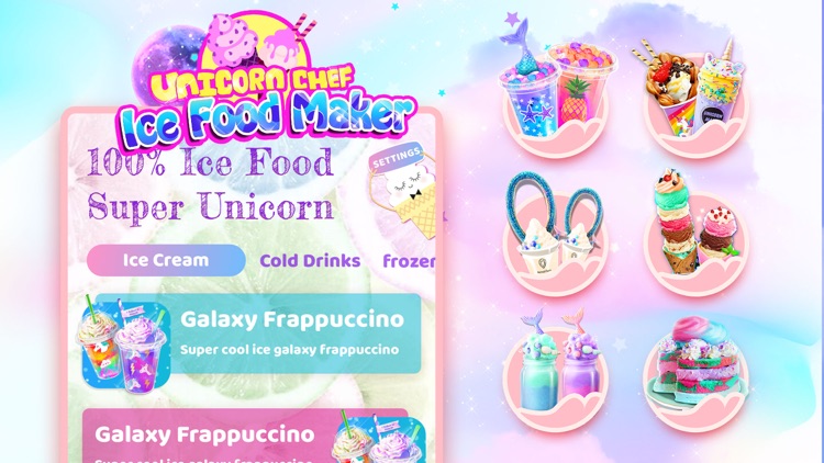 Unicorn Chef: Ice Foods Games screenshot-5