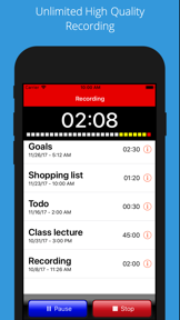 iRecorder Pro Audio Recorder screenshot