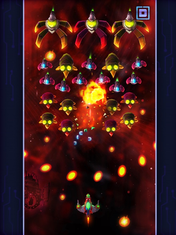 Neonverse Invaders Shoot'Em Up iPad screenshot