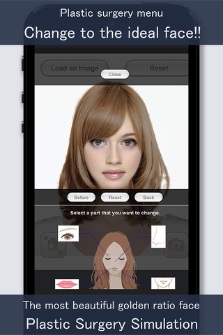 Hairstyle Simulation -SimFront - náhled