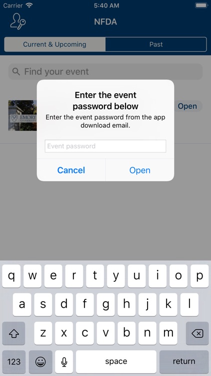 NFDA Events App