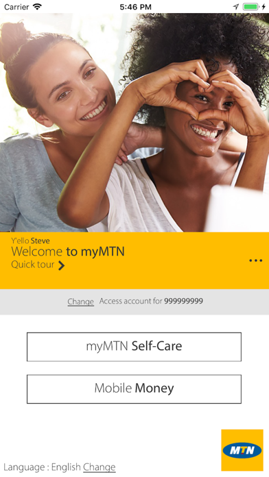 MyMTN Screenshot
