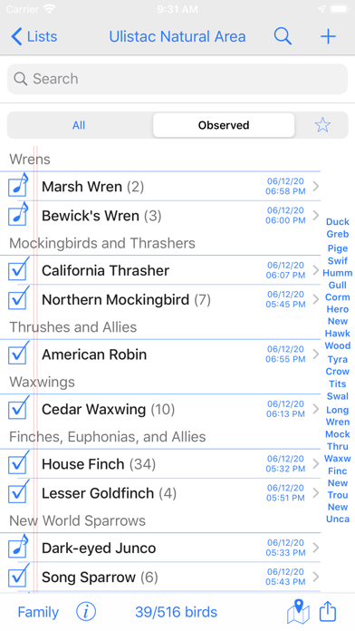 Birdathon Screenshot