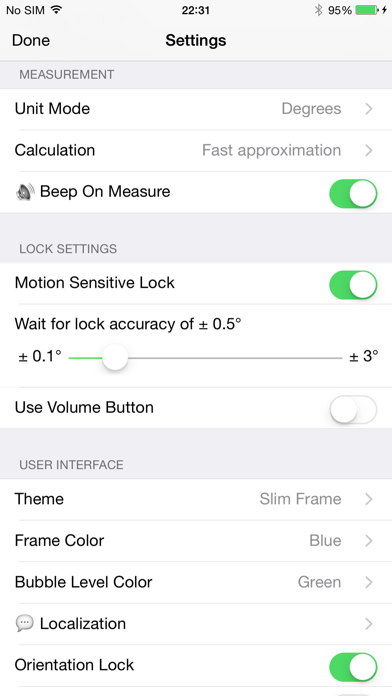 nivel de burbuja (clinometer) screenshot 4