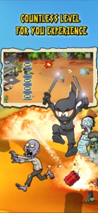 Ninja vs Zombies War in Desert screenshot #4 for iPhone