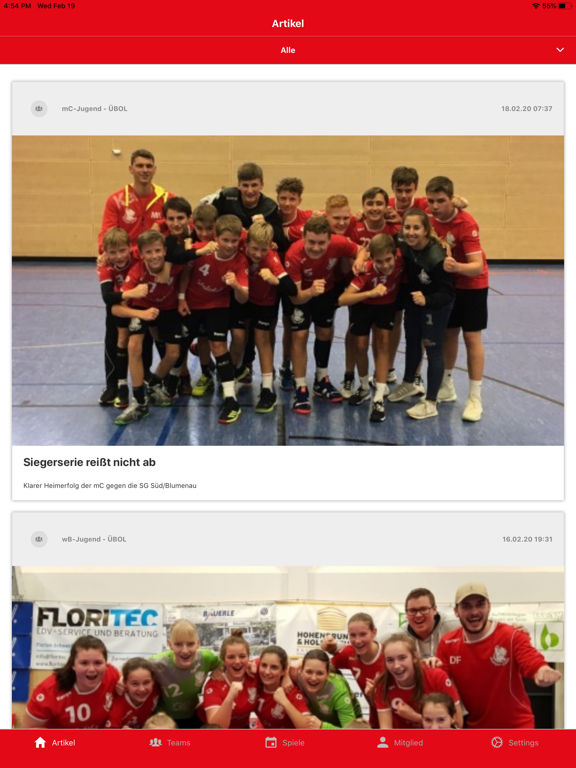 Screenshot #4 pour SV Anzing Handball