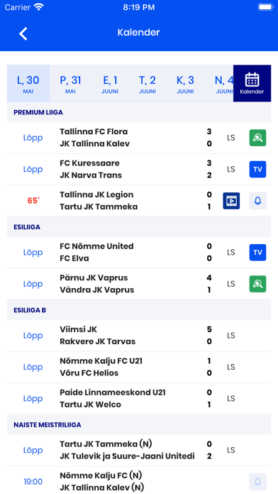 Screenshot #3 pour Eesti jalgpall