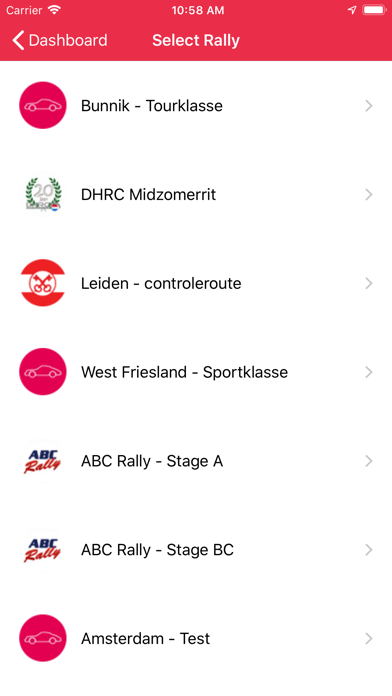Rallycheck Screenshot