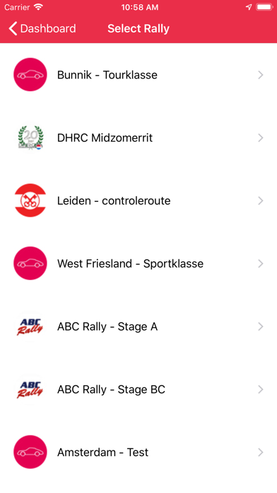 Rallycheck screenshot 2