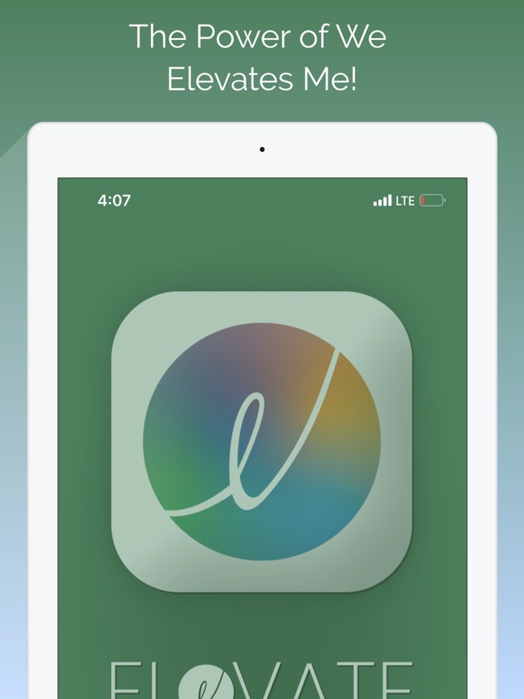 The Elevate Marketplace iPad screenshot