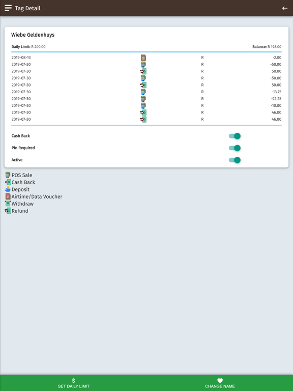 SnackPay iPad screenshot