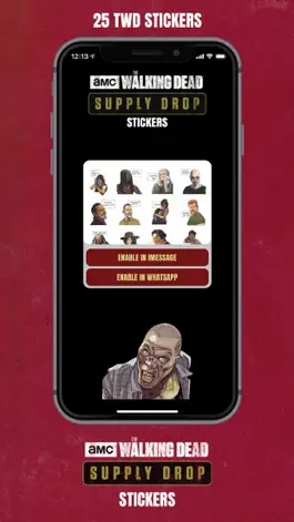 Game screenshot TWD - Supply Drop Stickers apk