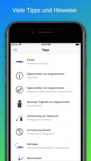 Screenshot von MyRigs - Knoten Zum Angeln Pro auf dem iPhone 8