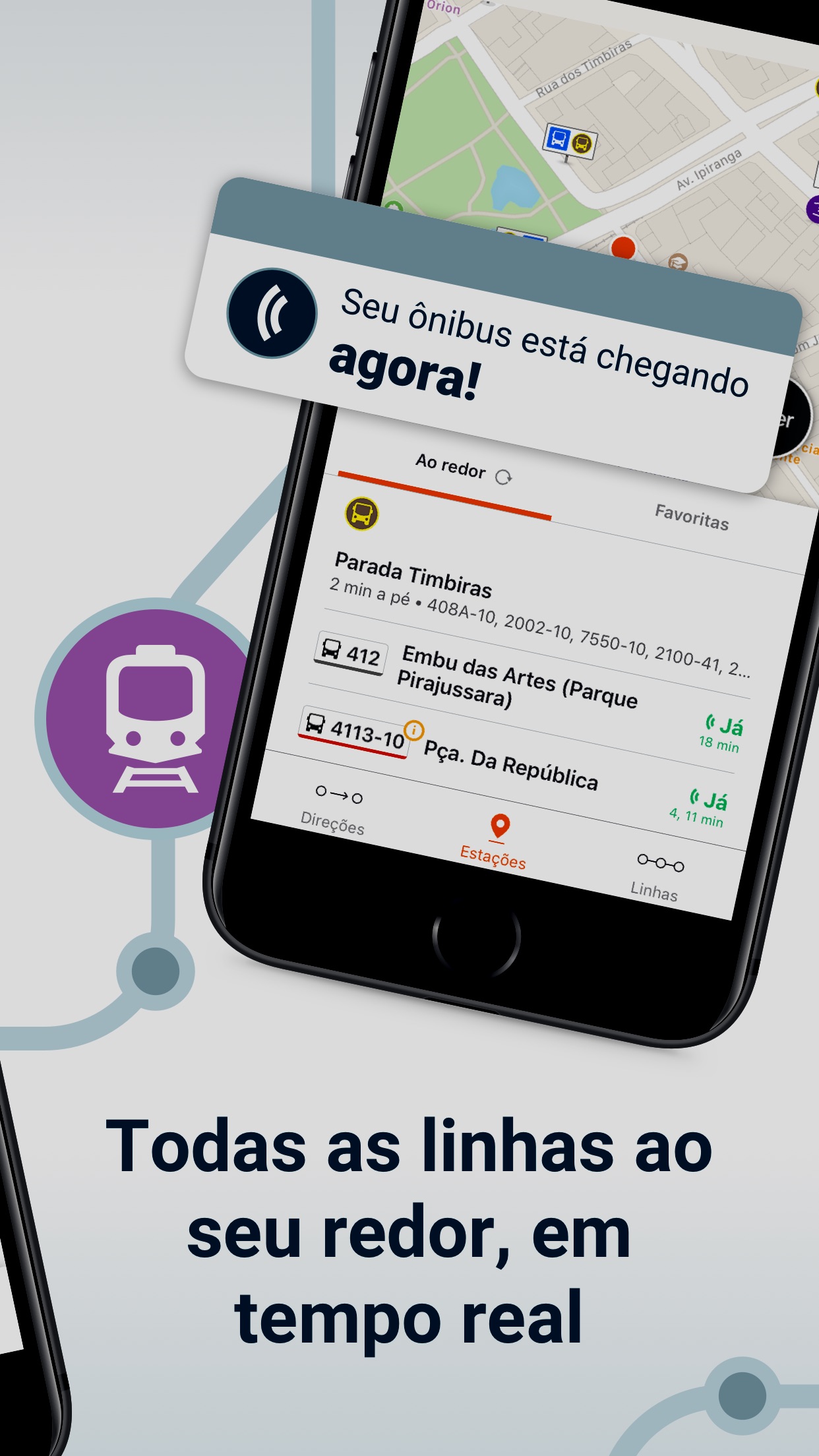 Screenshot do app Moovit: Transporte Público