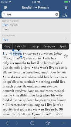 Collins-Robert Concise screenshot 4