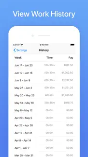 hours tracker: time calculator iphone screenshot 4