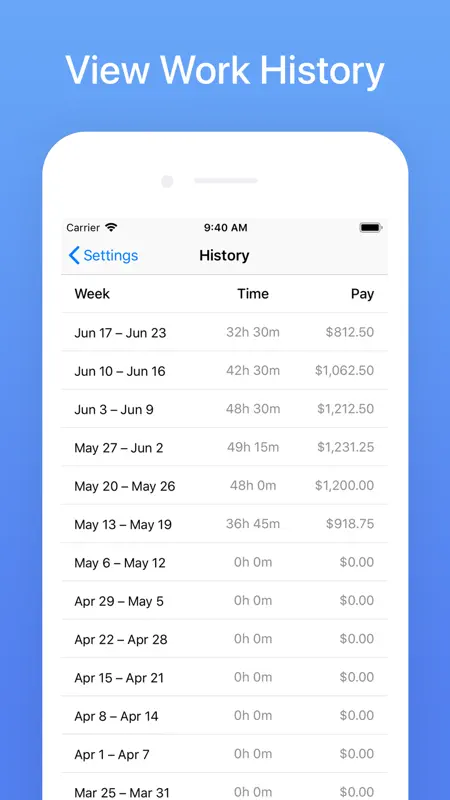 Hours Tracker: Time Calculator screenshot 4 of 6