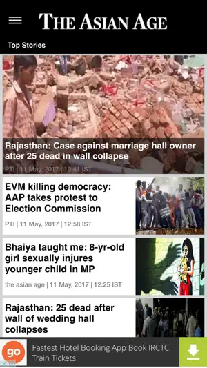 The Asian Age for iPhone/iPad screenshot 1