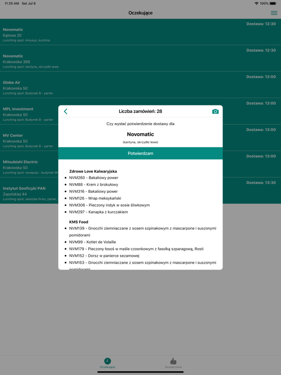 Screenshot #6 pour Kurier Lunching